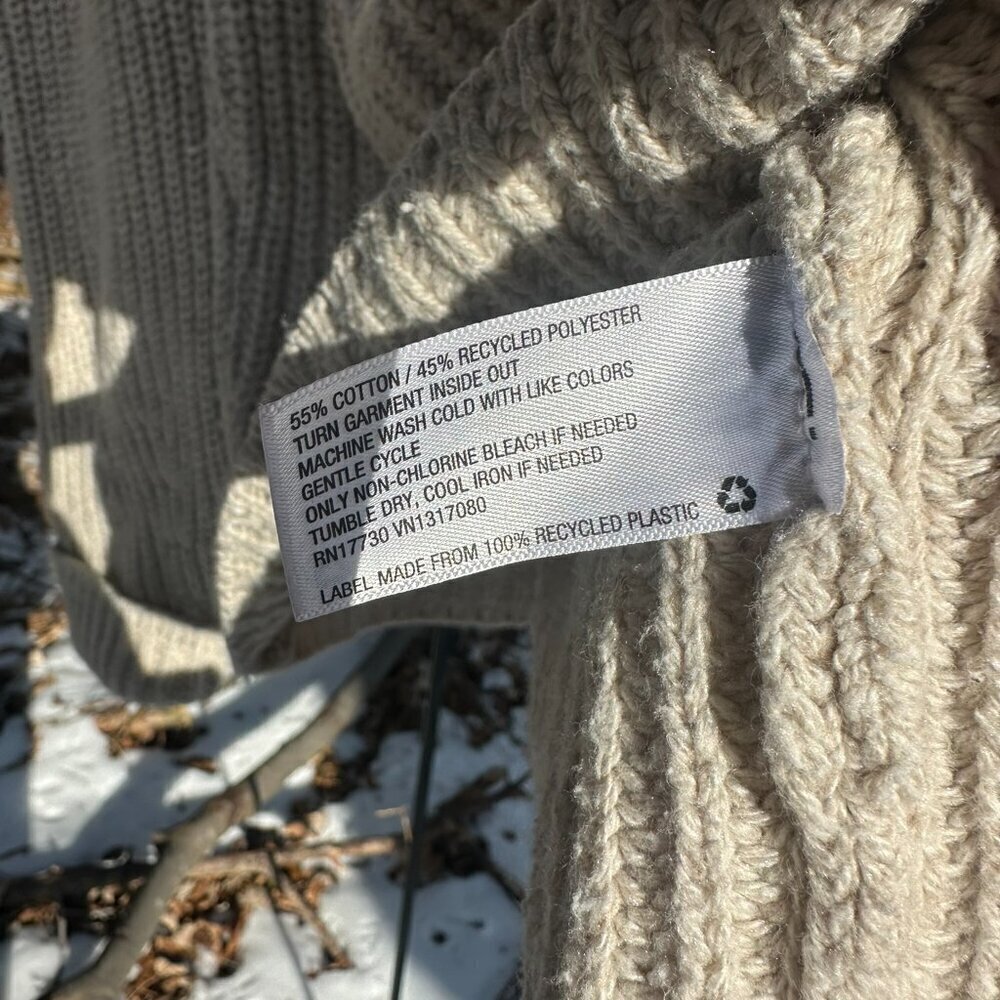 Universal Thread Sweater V-Neck Pullover Cream Size Small - Picture 4 of 6